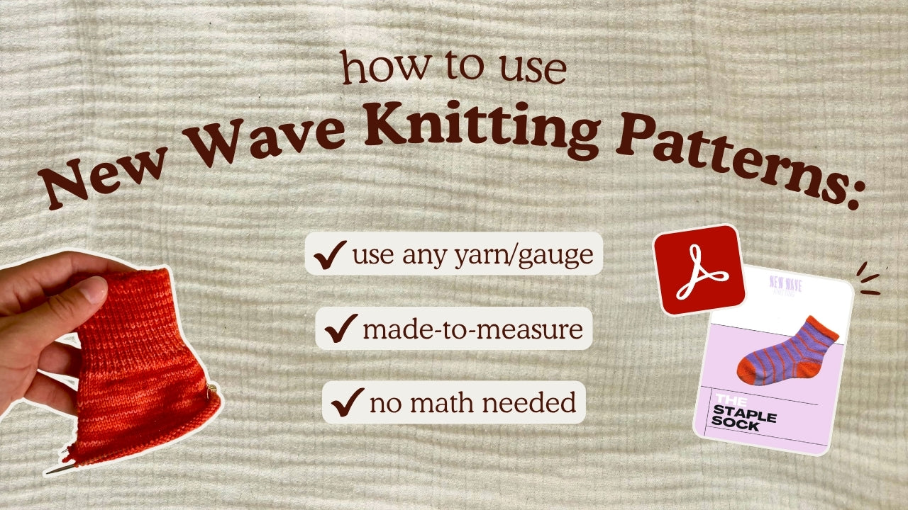 Load video: How To Use New Wave Knitting Patterns