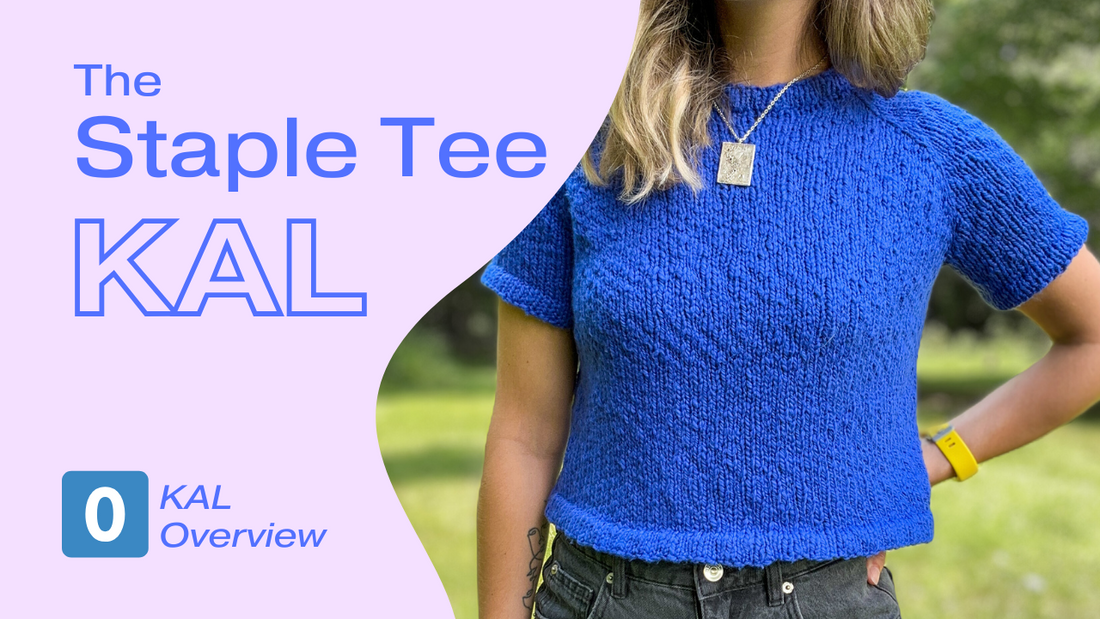 A thumbnail of the Staple Tee KAL overview kickoff featuring a stylish blue staple tee