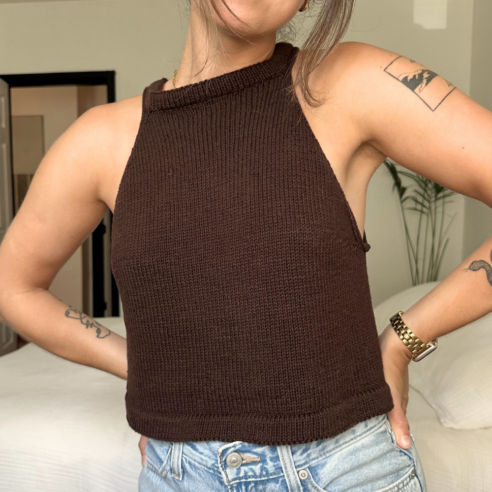 The Staple Tank – New Wave Knitting The Staple Tank – New Wave Knitting