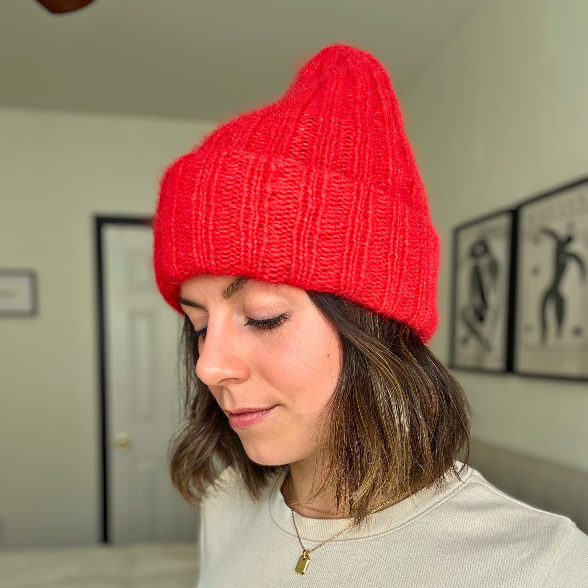 The Tall Ribbed Beanie