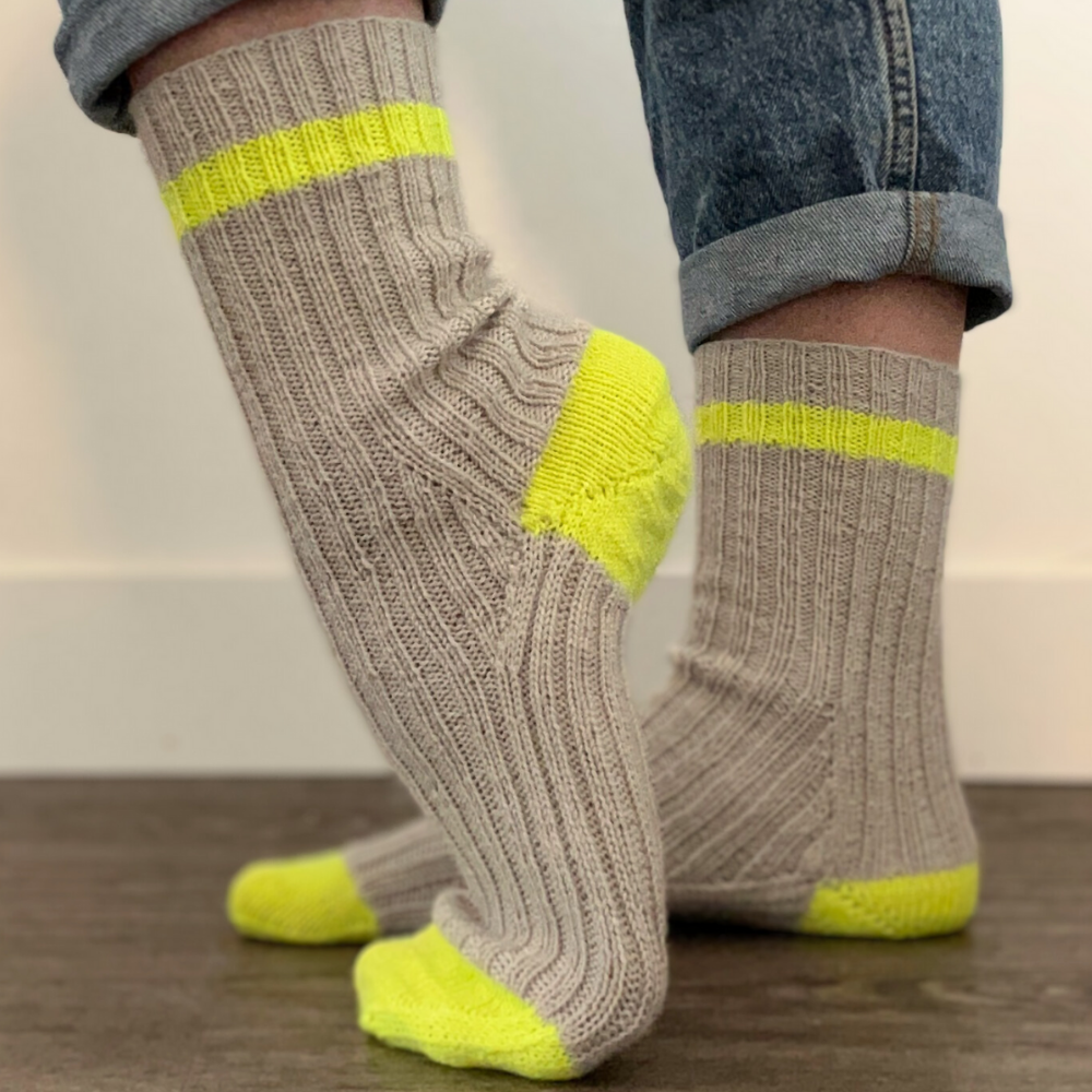Modal Ribbed Socks The Ribbed Sock – New Wave Knitting