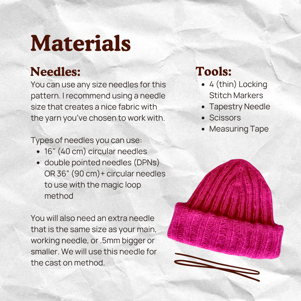 The Short Ribbed Beanie