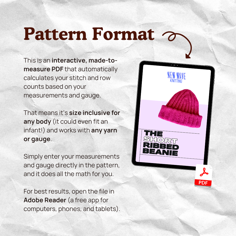 The Short Ribbed Beanie