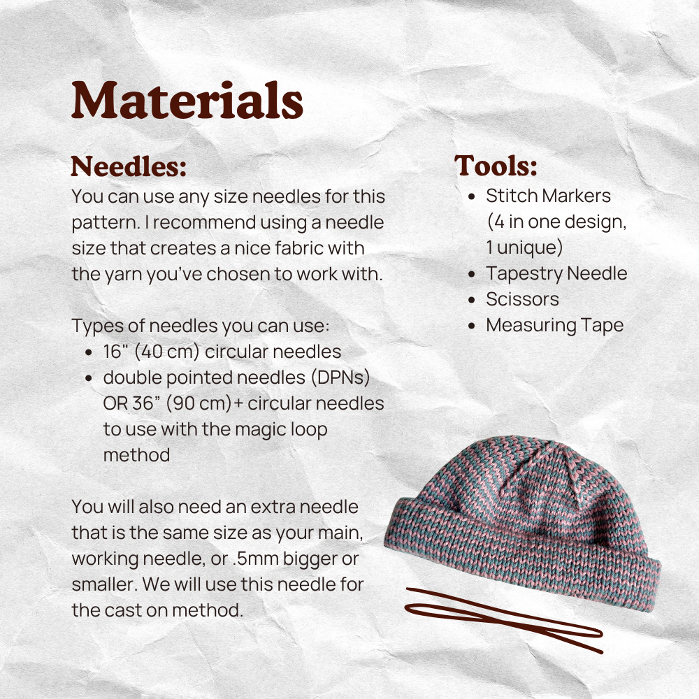 The Short Staple Beanie