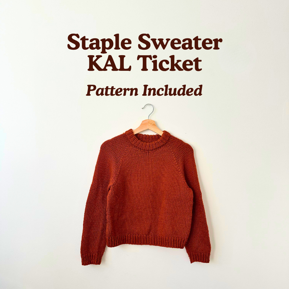 Staple Sweater KAL Ticket (Pattern Included)