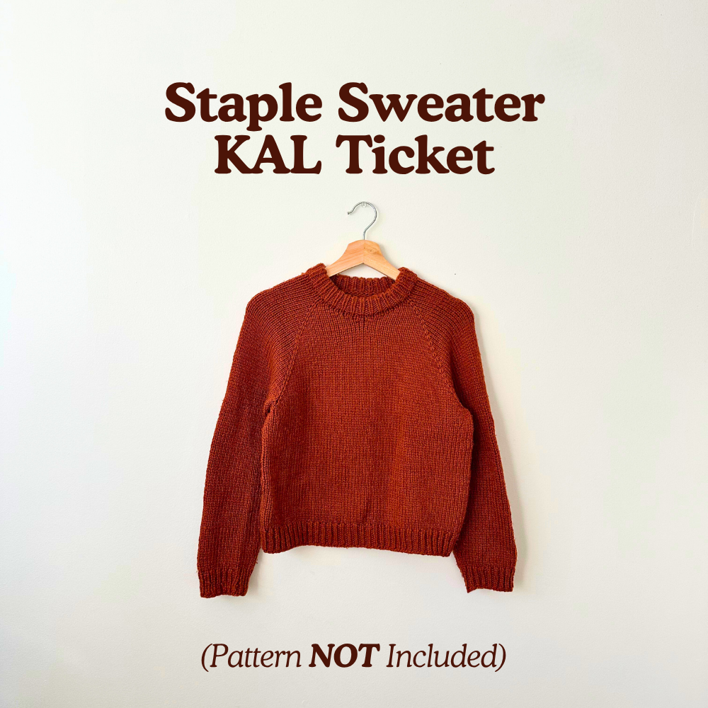 Staple Sweater KAL Ticket (pattern not included)