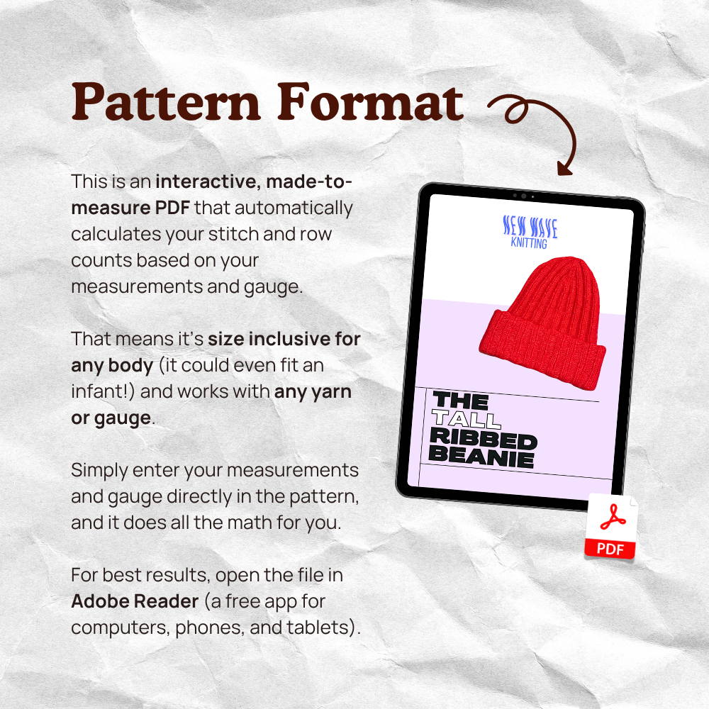 The Tall Ribbed Beanie