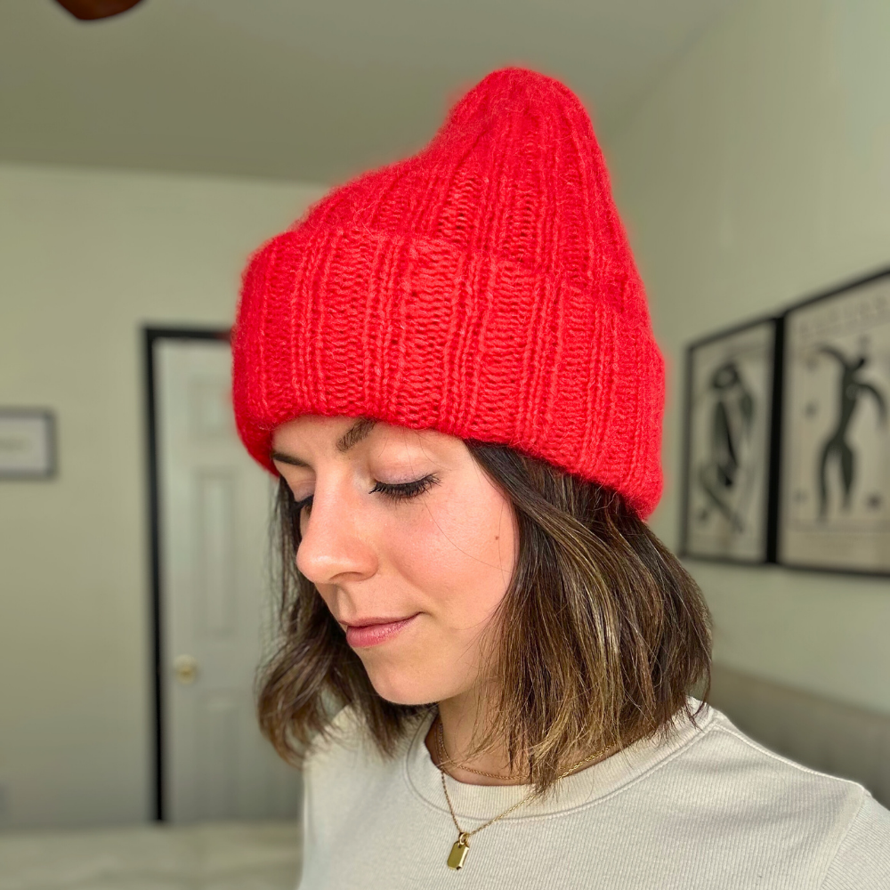 The Tall Ribbed Beanie