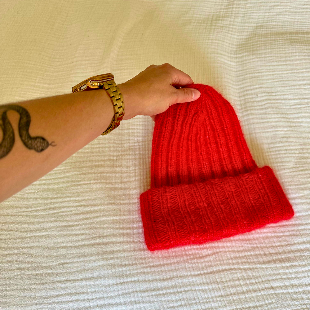 The Tall Ribbed Beanie