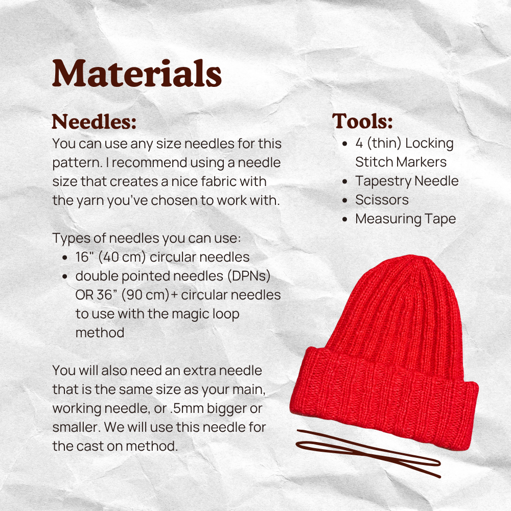 The Tall Ribbed Beanie