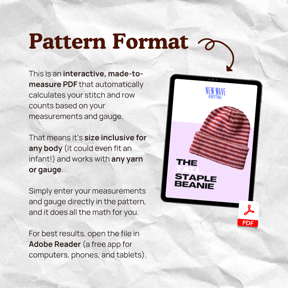 The Tall Staple Beanie